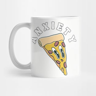 ANXIETY PIZZA | Funny Mental Health, Depression, Anxiety Mug